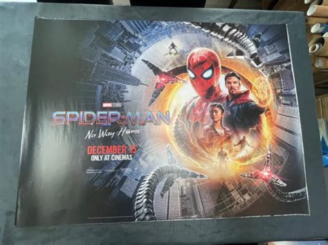 Marvel Spider Man No Way Home Original Cinema Quad Poster 40x30 Rare Eur 5270 Picclick It