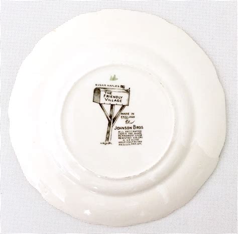 1950'S English Dinnerware "Friendly Village" S/17 By, Johnson Brothers ...