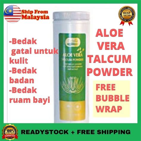 150g Debella Aloe Vera Talcum Powder Bedak Baby Bedak Serap Peluh Bedak