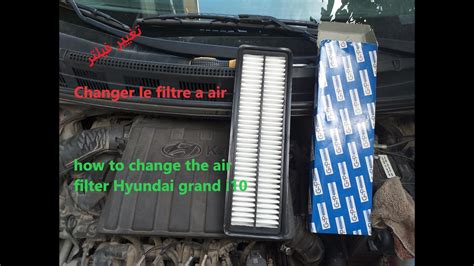 How To Change The Air Filter Hyundai Grand I Youtube