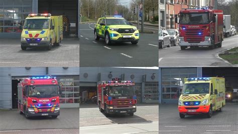 Militaire Mug Brandweer Zaventem Vilvoorde En Ziekenwagens Met