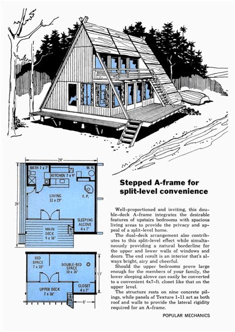 A Frame House Plans