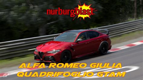 Nürburgring Blast Alfa Romeo Giulia Quadrifoglio GTAm in Gran Turismo