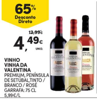 Promoção Vinho Vinha Da Valentina 75cl em Continente