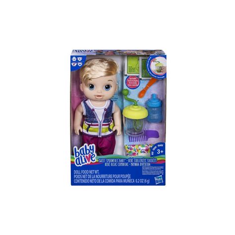 Boneca Hasbro Baby Alive Papinha Divertida Menino Loiro E Na Roma