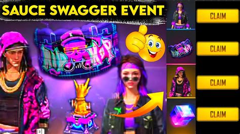 Free Fire New Event Sauce Swagger Event Free Fire New Event Free