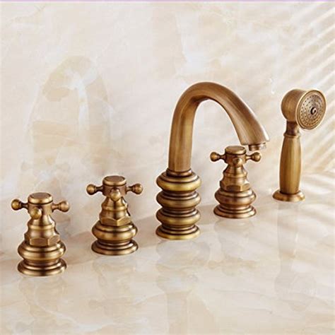 Buy Zhwy Shower Antique All Bronze Hot And Cold Split Type Sitting