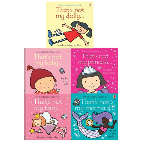 Usborne Thats Not My Girls Collection 5 Books Set By Fiona Watt Touchy