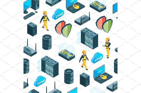 Vector Electronic System Of Data Vector Graphics Creative Market
