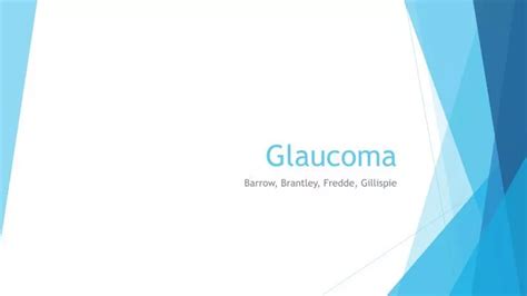 Ppt Glaucoma Powerpoint Presentation Free Download Id2659281