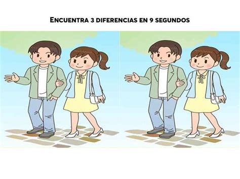 Reto Visual Encuentra Diferencias Entre Las Im Genes De La Pareja