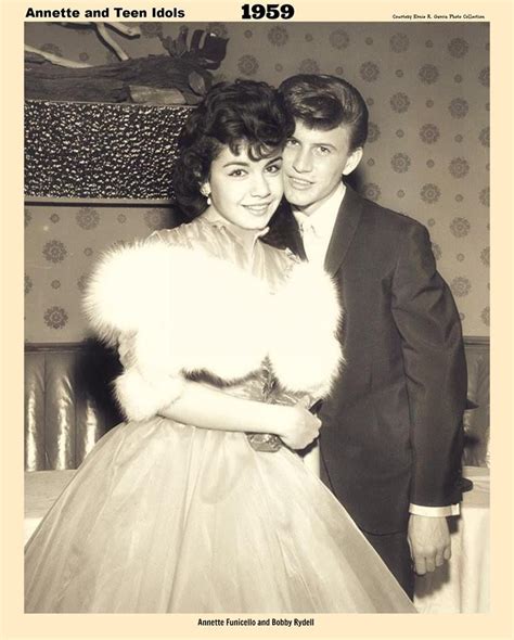 Annette And Bobby Rydell Ca 1959 Annette Funicello American