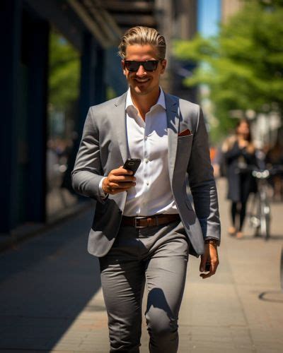 Summer Linen White Shirt With Brown Pants Hockerty