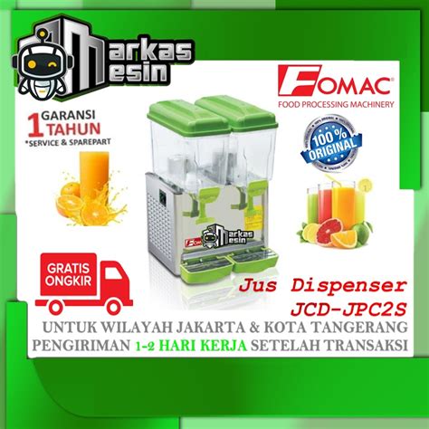 Jual Juice Dispenser Tabung Dengan Pendingin Jcd Jpc S Fomac Shopee