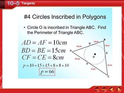 Tangents Problems And Answers For Quizzes And Worksheets Quizizz