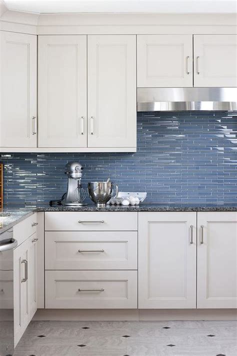 Blue Glass Kitchen Backsplash Tiles Things In The Kitchen