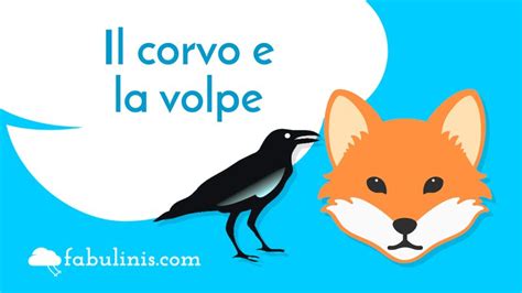 Il Corvo E La Volpe Favola Di Esopo Fabulinis