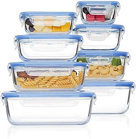 Vtopmart Pack Glass Food Storage Containers Meal Prep Containers