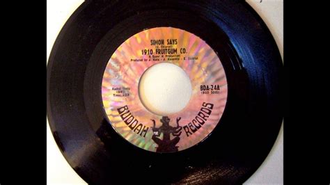 Simon Says 1910 Fruitgum Co 1967 Vinyl 45rpm Youtube