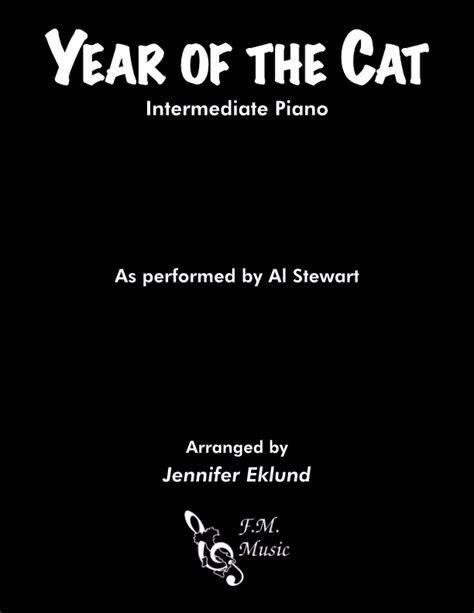 Year of the Cat (Intermediate Piano) By Al Stewart - F.M. Sheet Music ...