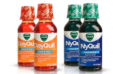 Dayquil or Nyquil Liquid Bottles | Groupon Goods