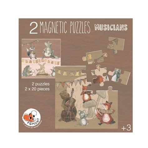 Puzzle Magn Tique Les Animaux Musiciens Egmont Toys