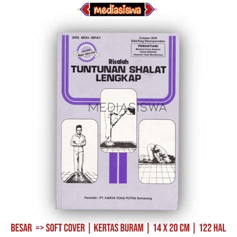 Jual Buku Risalah Tuntunan Shalat Lengkap Besar Kertas Cd Cetakan Toha