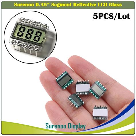 Surenoo 0 35 3 Bit 8 8 8 Tiny Smaller Digital Segment LCD Display