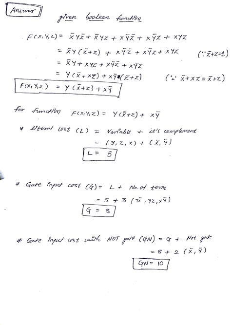 Solved Boolean Function Simplify The Following Boolean Function By Course Hero