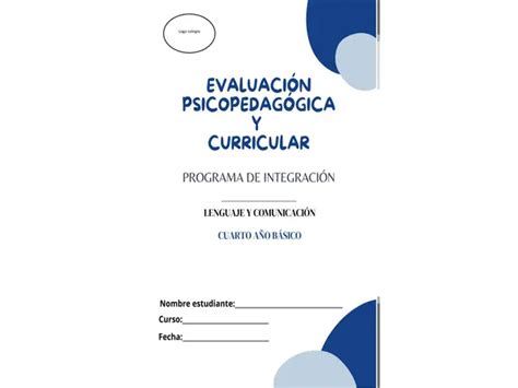 Evaluación proceso lectoescritura profe social