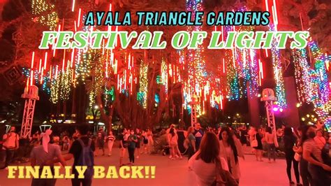 Festival Of Lights At Ayala Triangle Garden Is Finally Back Full