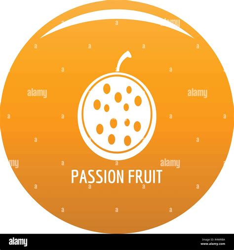 Passion Fruit Icon Simple Illustration Of Passion Fruit Vector Icon