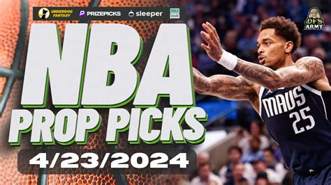 Nba Prop Picks Today🔥tuesday 42324 Top Plays🏀nba Prizepicks And More