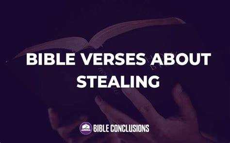 25 Powerful Bible Verses For Stealing With Commentary