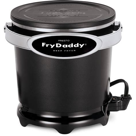 Presto Frydaddy Electric Deep Fryer Black 05420 Pfas Free Ceramic