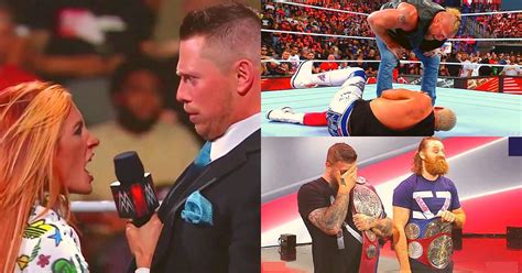 Wwe Raw Results Unpredictable Title Change Former Champ Destroyed In