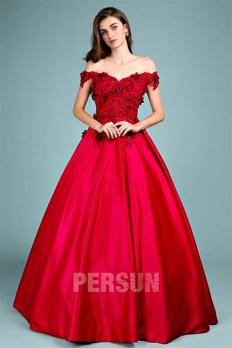 Robe De Mari E Rouge Princesse Paule D Nud Haut Fleuri Persun Fr