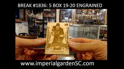 Break Box Case Break Ud Engrained Hockey Nhl Youtube