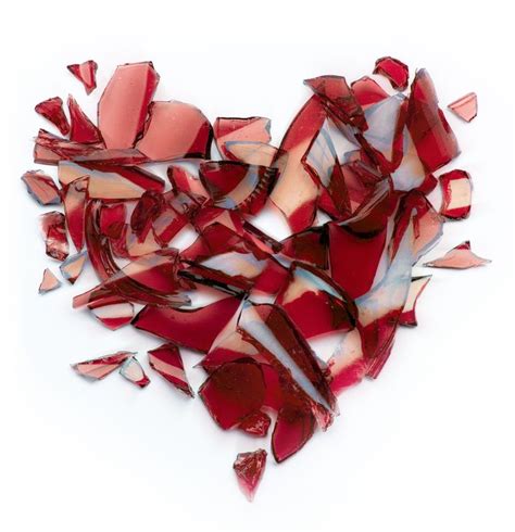 Diy Glass Art Broken Glass Art Shattered Heart Glass Art