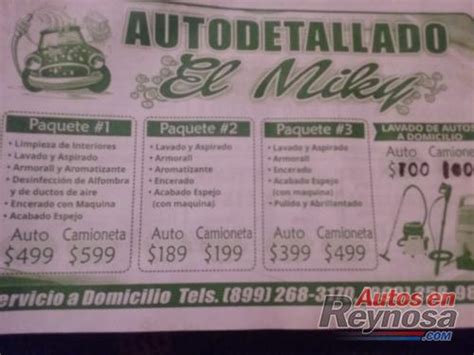 Servicio de lavado de autos 100 pesos a domicilio | Autos en Reynosa