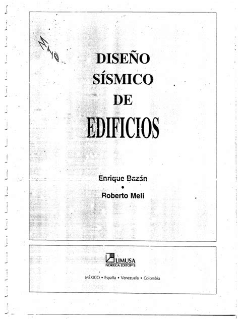 PDF DISENO SISMICO DE ESTRUCTURAS Pdf DOKUMEN TIPS