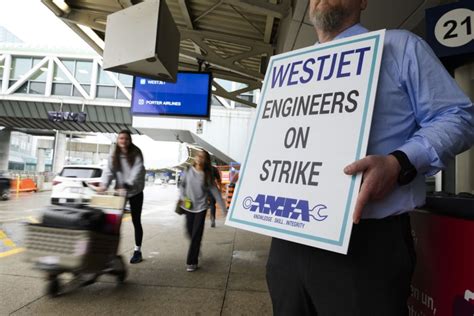 Westjet Cancels Hundreds Of Flights Following Surprise Mechanics Union