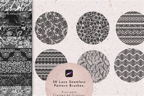 Lace Procreate Brush Bundle Fashion Graphic By Efficienttools