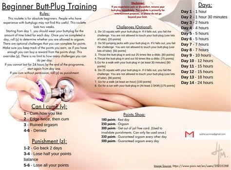 Beginner Butt Plug Training Fap Roulette