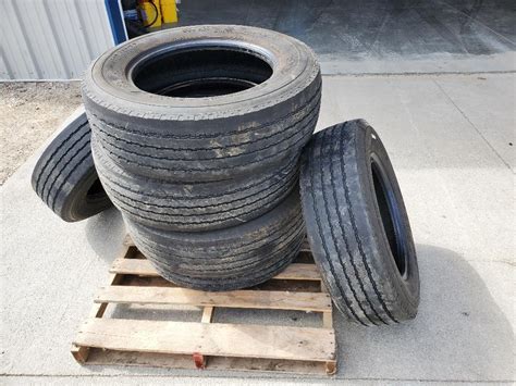 Goodyear G670 Rv 24570r195 Radial Tires Bigiron Auctions