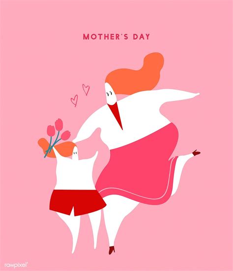 Mothers Day Concept Illustration Free Image By Peera