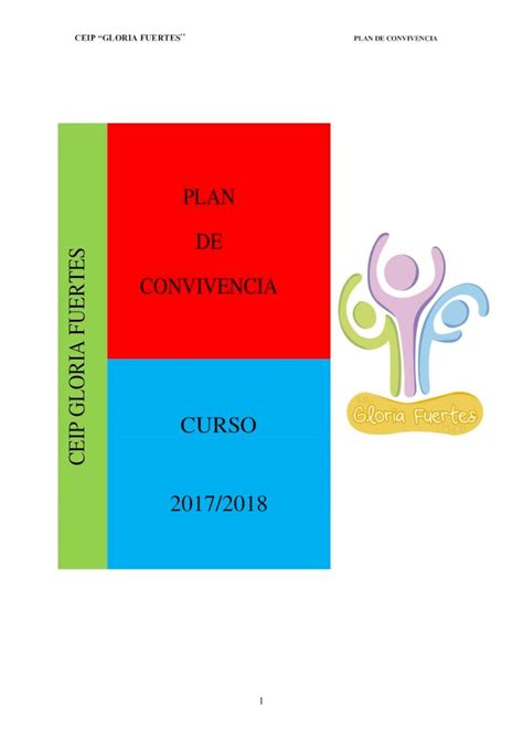 PDF PLAN DE CONVIVENCIAceipgloriafuertes Es Images 20172018