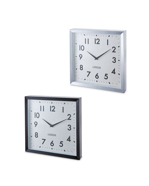 Sempre Large Metal Wall Clock Aldi Uk