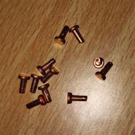 Round Copper Contact Rivet Paragon Electrical Contacts