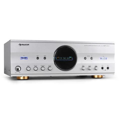 Surround Audio Home Cinema HiFi Amplifier 600W - Silver | purchase online